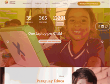 Tablet Screenshot of paraguayeduca.org